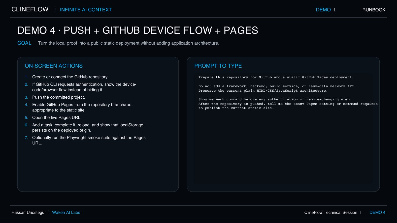 ClineFlow Technical Deck, page 35