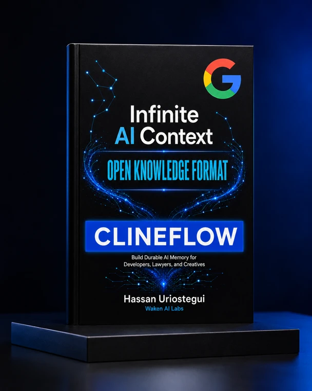Cover of Infinite AI Context: ClineFlow and Google's Open Knowledge Format by Hassan Uriostegui